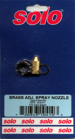 Solo 06-10-410-P Brass Adjustable Spray Nozzle Kit
