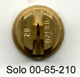 Solo 00-65-210 Brass Flat Spray Nozzle
