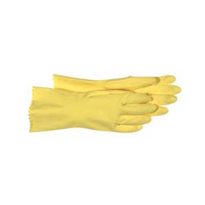 Small Flock Lined Latex Gloves