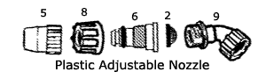 Plastic Adjustable Nozzle