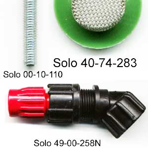 Solo Portable Sprayer Parts listed by Solo Part Number