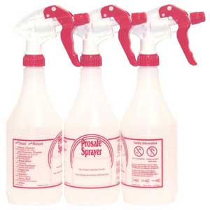 3 Pack Prosafe 24 oz Spray Bottles